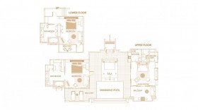 Hillside Ocean View Pool Villa Two Bedrooms (279 m2)