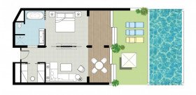 LUX ME „Yali“ Seafront Suite With Sharing Pool Sea View