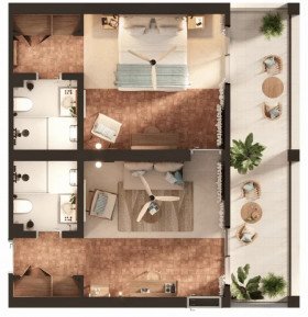 Tropical Cozy Suite (Cool Living Selection)