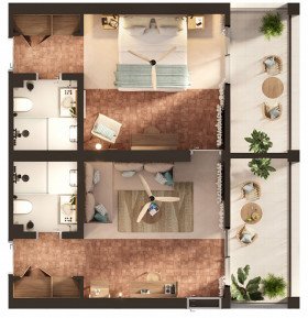 Grand Tropical Nest (Cool Living Selection)