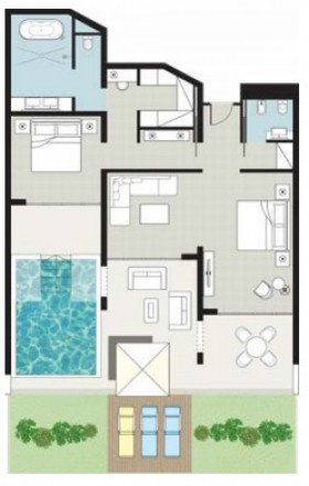 Villa White, Seafront, heated Prive Pool