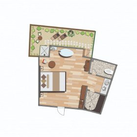 Rubia Wellness Sanctuary with Garden (85 m²)