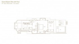 Grand Beach Villa with Pool (91 m²)