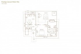 Prestige Jacuzzi Water Villa (123 m²)