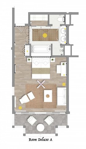 Deluxe Suite ﻿(54 - 62 m²)