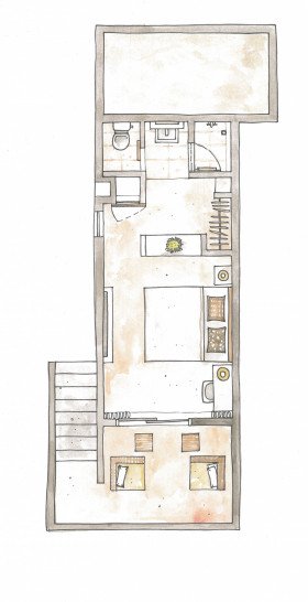 Couple Beachfront (25 m²)