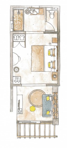 Couple Deluxe Seafront (30 m2)