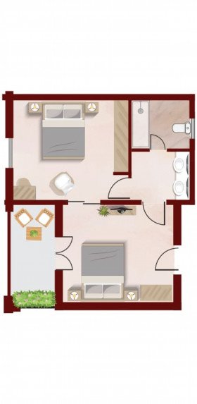 Family Apartment - Veranda