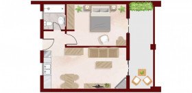 Family Suite at the Yucca’s Residence - Veranda