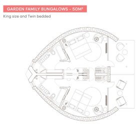 Garden Family Bungalow (50 m²)
