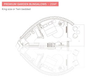 Premium Garden Bungalow (25 m²)