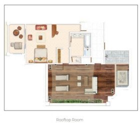 Rooftop Room (60 m²)