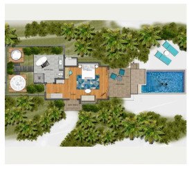Sunrise Beach Pool Villa with Swirlpool (55 m2)