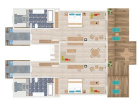 Deluxe Two-Bedroom Beach Suite