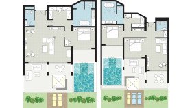 Villa White, Seafront, heated Prive Pool