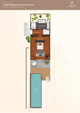 Kanifushi Beach Villa with Pool