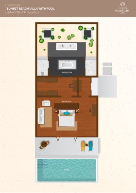 Sunset Beach Villa with Pool