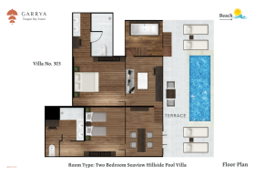 Two Bedroom Seaview Hillside Pool Villa