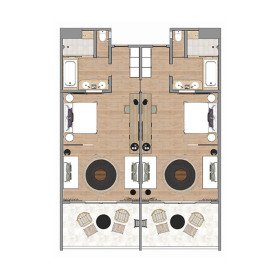 2-Bedroom Deluxe Family Apartment